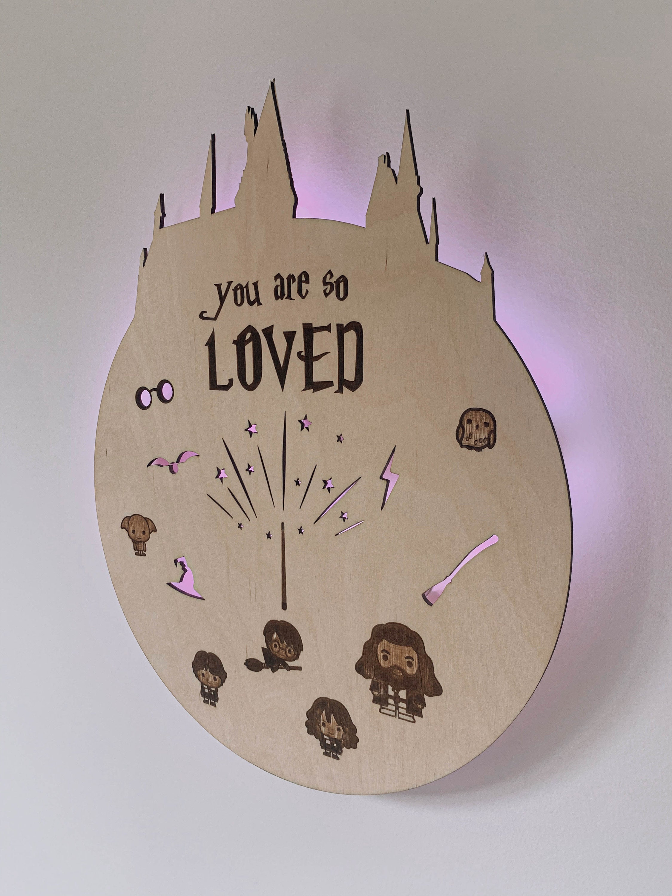 Wizard Themed Wall Sign Design for Laser Cutting - DIGITAL PRODUCT ONLY ...