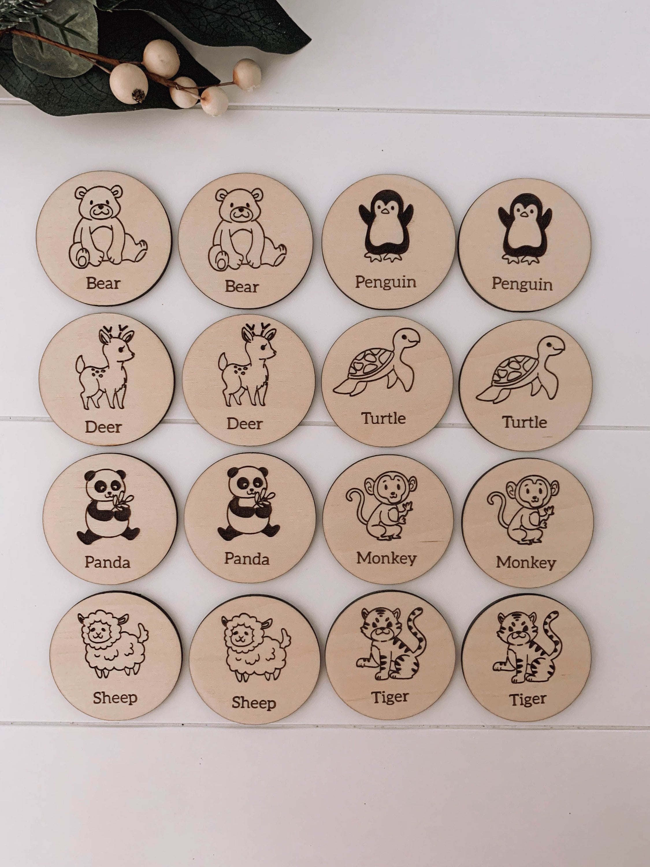 Kids Memory Game Design for Laser Cutting DIGITAL PRODUCT - Etsy