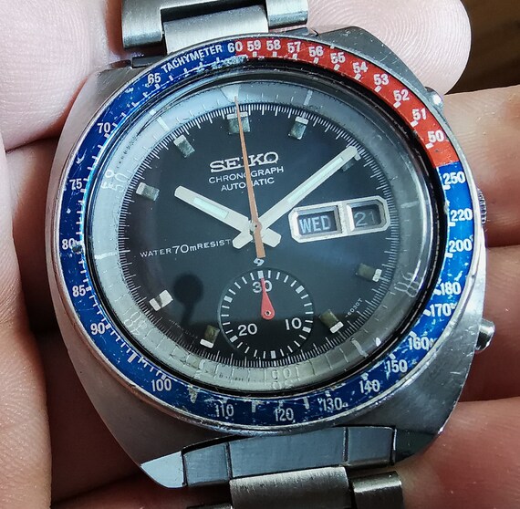 Automatic Chronograph Seiko 6139-6002 Pogue Water70mresist | Etsy Australia
