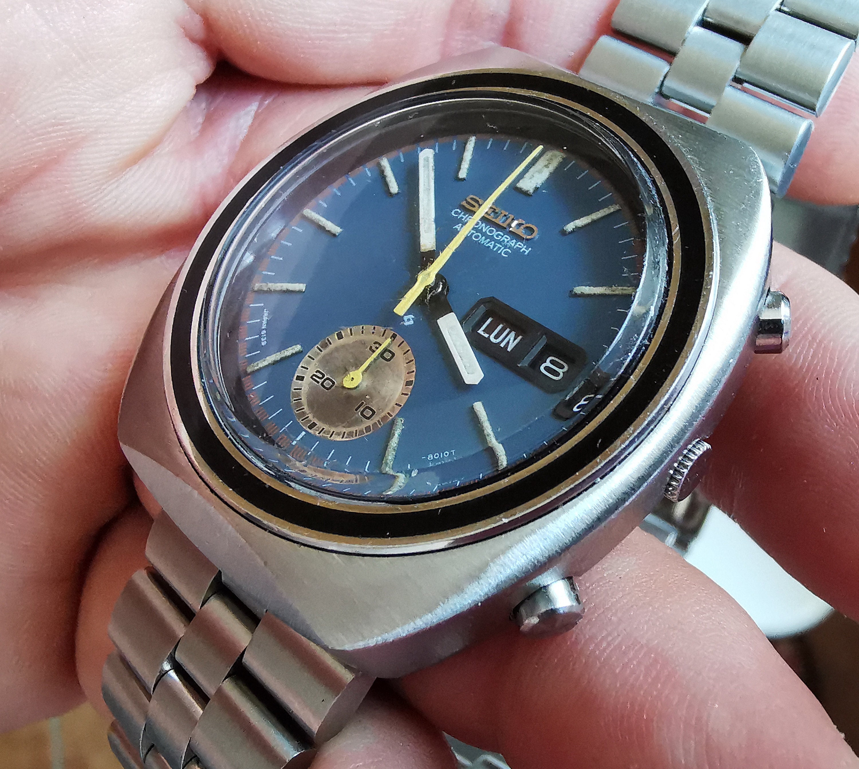 Seiko 6139-8002 Chronographer Bruce Lee Automatic All Original - Etsy New  Zealand