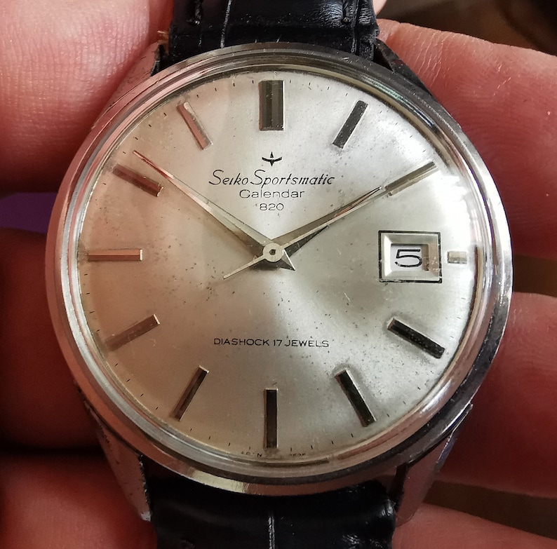 Seiko Sportsmatic Calendar 820 7625A Original 1964 | Etsy UK