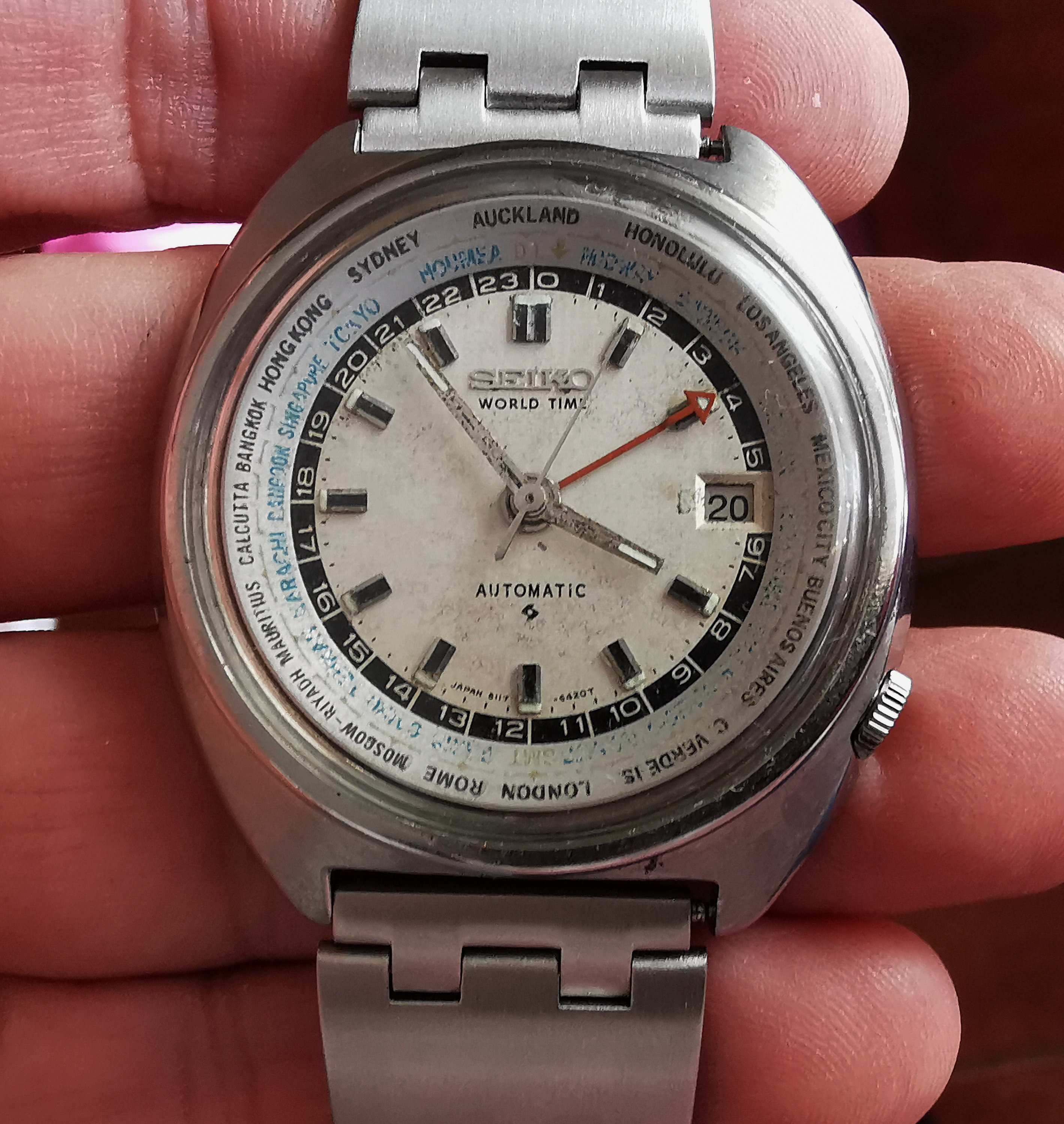 Seiko 6117-6400 Original 1974 WORLD TIME - Etsy