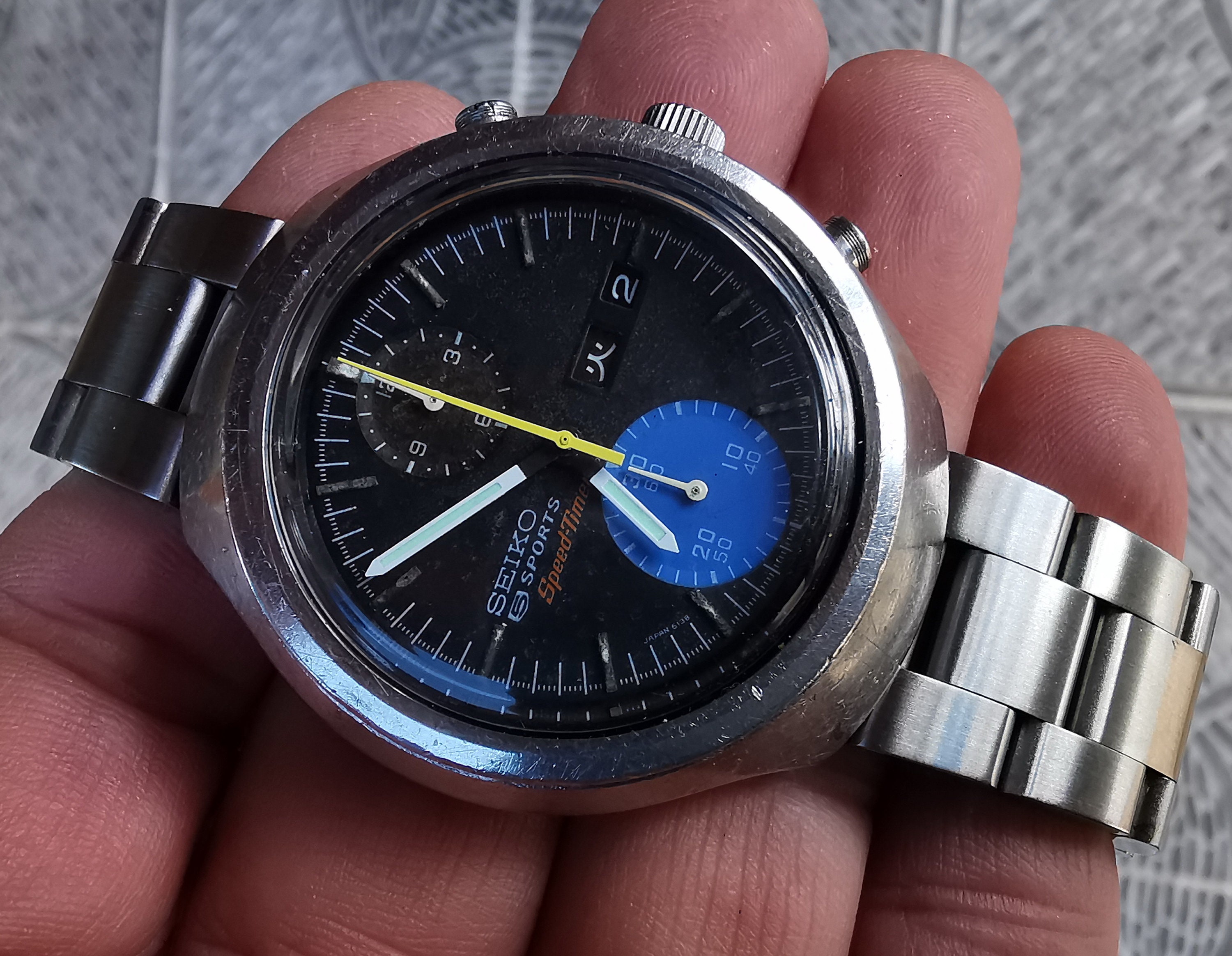 Buy Seiko 6138-0020 Tokei Zara 5 Sports Speedtimer From 1972 Online in  India - Etsy