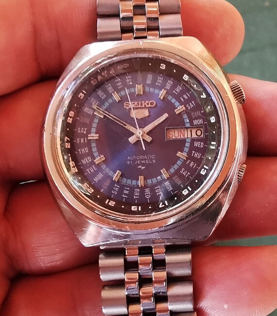 Seiko 7019-6070 Perpetual Calendar Automatic From Etsy