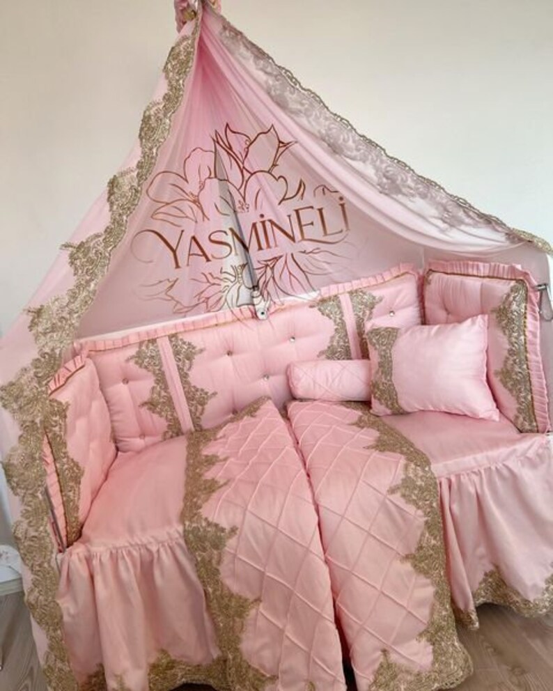 Baby Girl Crib Bedding Set Etsy