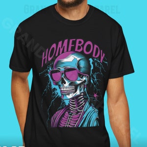 Homebody Shirt for Birthday Homebody Gift Idea Y2k Oversized Homebody Grunge Tshirt Trendy t-shirt Slouchy Unisex Shirt Comfort Colors tee