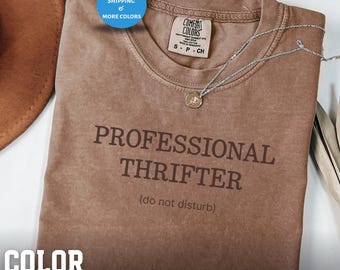 Professionelles Thrifter Shirt Vintage Thrift T-Shirt Lustig Wiederverkäufer Geschenk Retro Sourcing Top Thrifting Outfit Vintage Picker T-Shirt Garage Sale Shirt