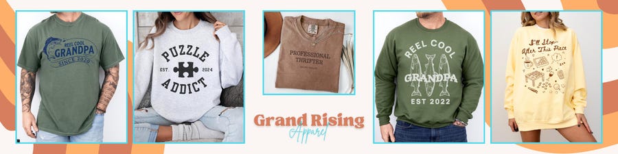 GrandRisingApparel - Etsy