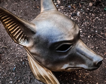 Masque égyptien d'Anubis : costume de cosplay, décoration murale