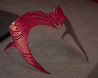 3D Printed Scarlet Witch Crown: Flexible Cosplay Tiara Prop