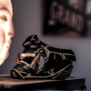 Oni half mask from Cyberpunk 2077 Japanese  wearable samurai style ,cosplay