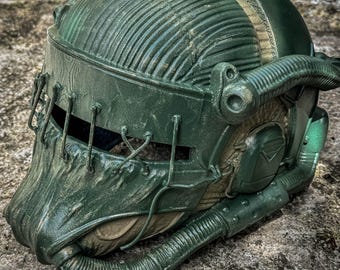 Scrapchanka Gladiator Helm - Handgefertigte postapokalyptische Maske, Rüstung im Mad Max Stil, futuristisches Krieger Cosplay, Einzigartige Kopfbedeckung