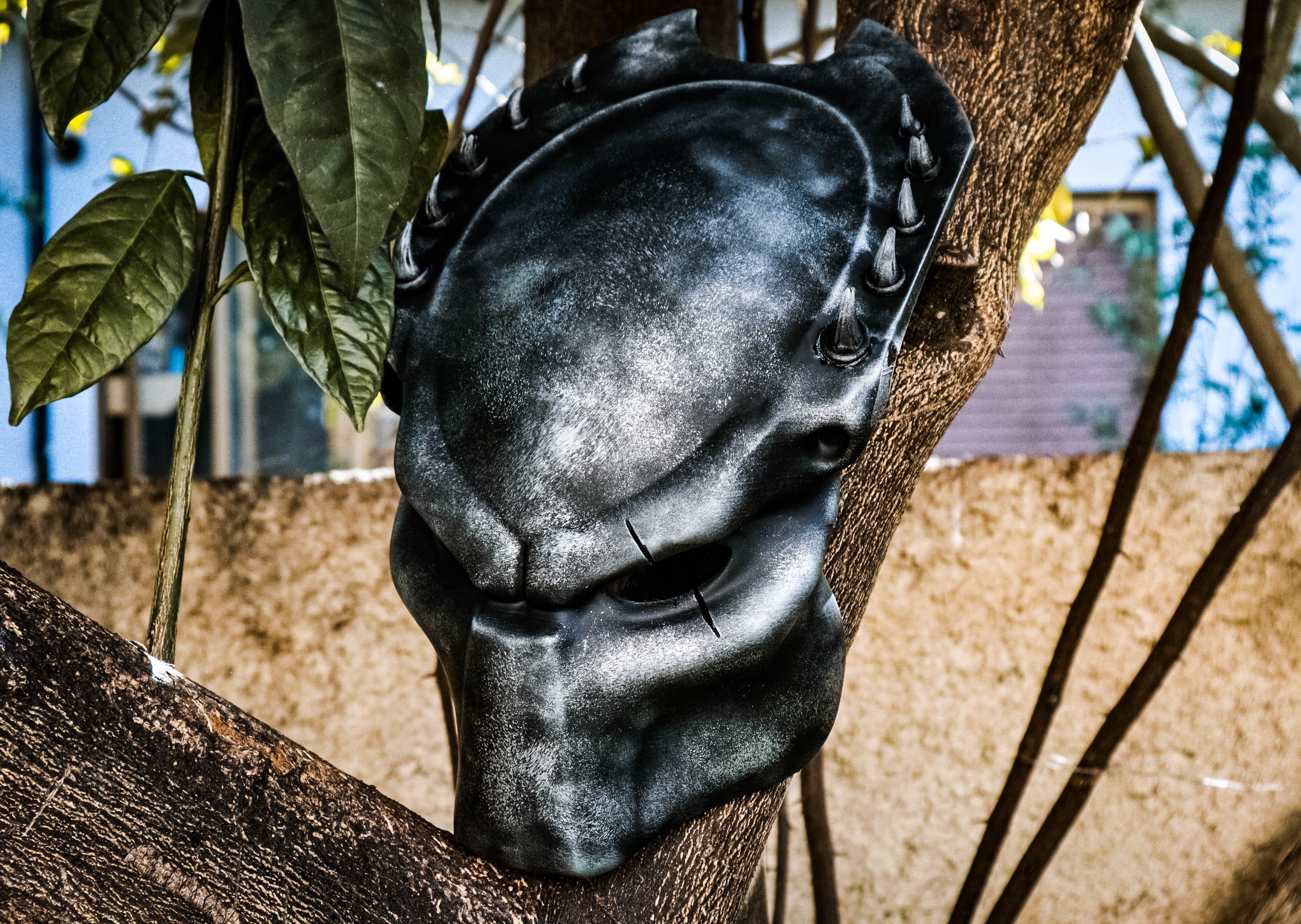 Handmade Predator Mask: Wearable Cosplay Helmet, Alien Vs Predator - Etsy