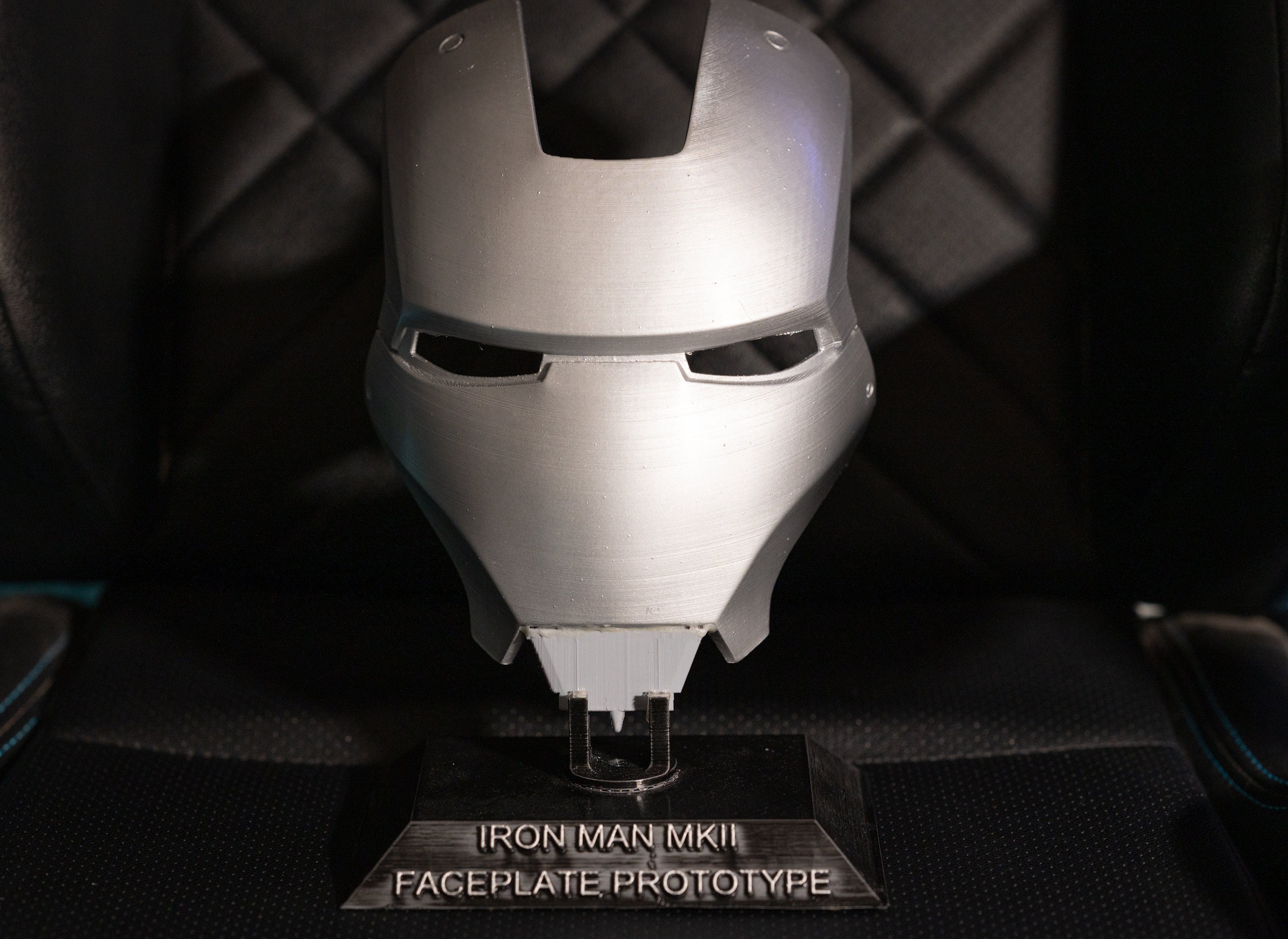Iron Man Faceplate MK2MKII MK3 Helmet Cosplay Stand With Etsy