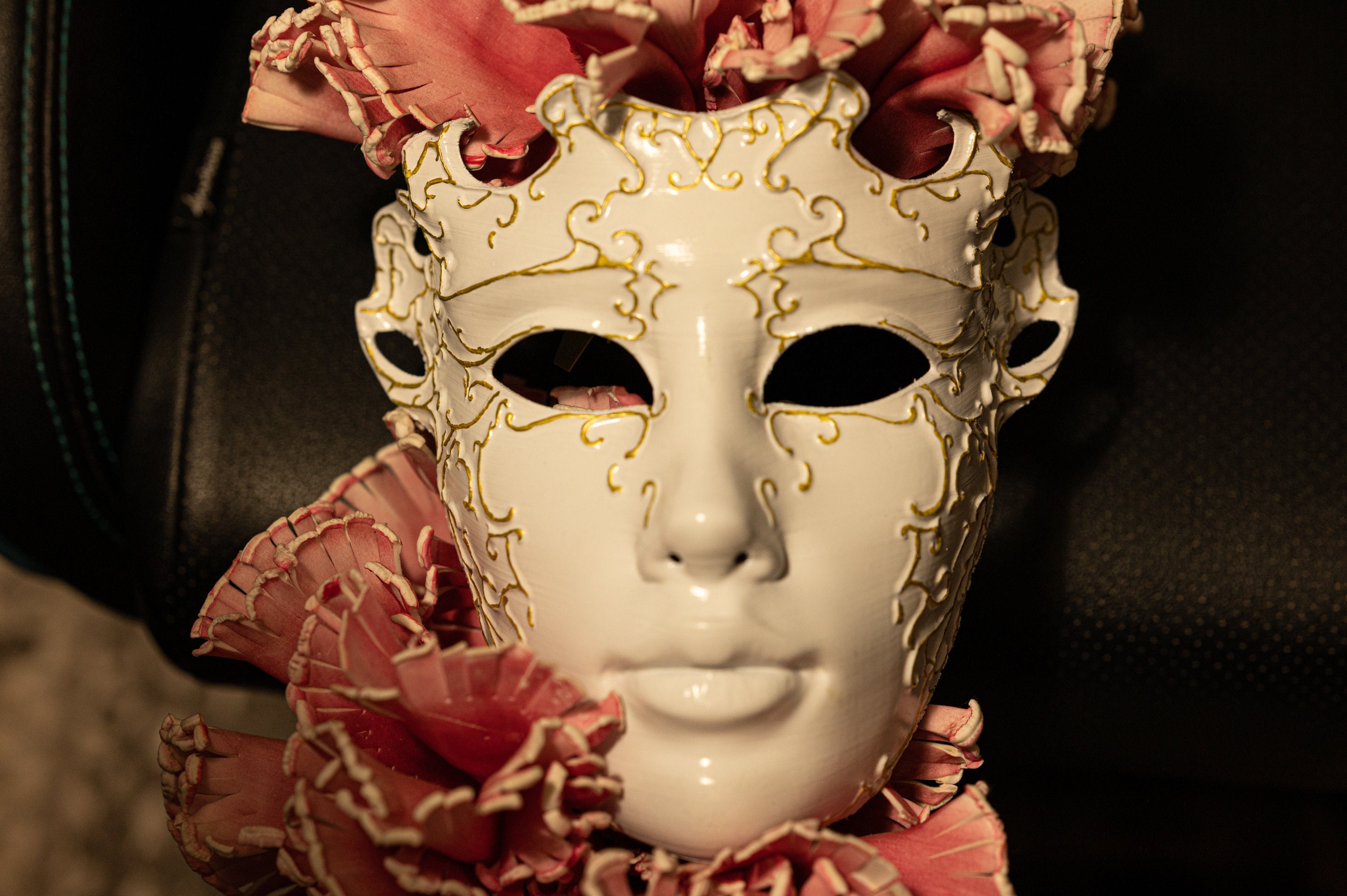 Masquerade Mask,venetian Mask,prom Mask,adult Prom,full Face Mask,italian  Style Mask,home Decoration,wearable,colombina for Carnival Parties -   Norway