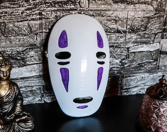 No-Face Mask | Kaonashi - Handmade, 3D Printed and Hand Painted | Cosplay and Halloween | High-Quality  Japanese Mask | Anime |  Spirit Away