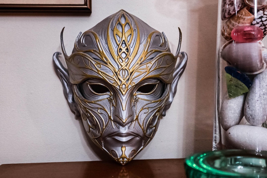 Elf Mask – Halloween Fantasy Costume 3D Print