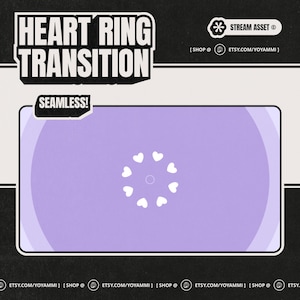 Heart Ring Transition | Lavender | Twitch - Youtube