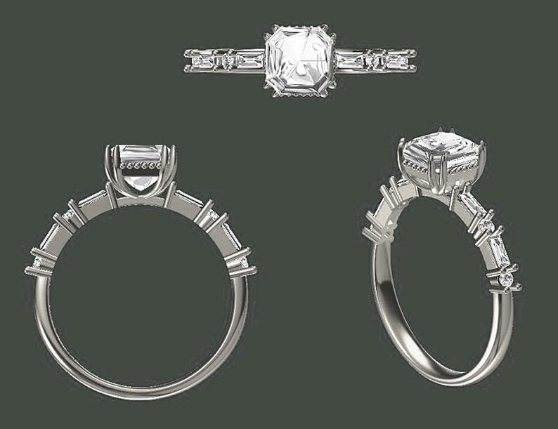 Bespoke Engagement Ring Design Service Will You Marry Me Etsy