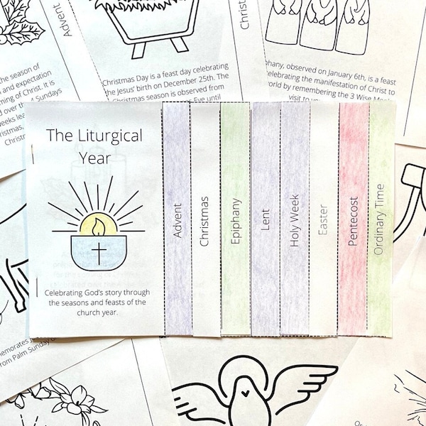 Catholic Week and Year Etsy