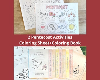 Pentecost Craft Download, Holy Spirit Craft, Pentecost Activity, Day of Pentecost Activities, Pentecost Kids, Sunday School Lesson, For Kids