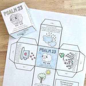 The Lord Is My Shepherd, Psalm 23 Printable, Psalm 23 Craft, Sunday School Lessons for Kids, Sunday School Crafts, Bible Coloring Book