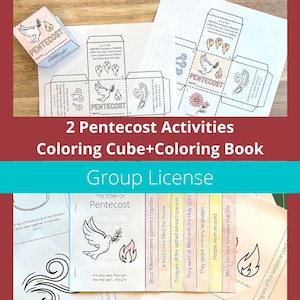 Pentecost Craft Download, Pentecost Activity, Day of Pentecost Activities, Holy Spirit Craft, For Kids, Sunday School Lesson, Pentecost Kids