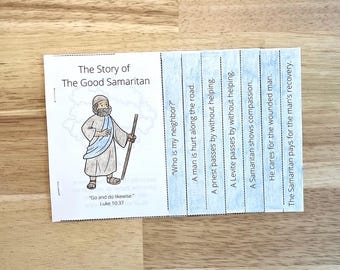 Parábolas de Jesús para niños, La actividad del buen samaritano, Manualidad para la Escuela Bíblica de Vacaciones 2026, Archivo de manualidades para niños de la Escuela Bíblica de Vacaciones, Manualidades para la Escuela Bíblica de Vacaciones, Materiales imprimibles para la Escuela Bíblica de Vacaciones