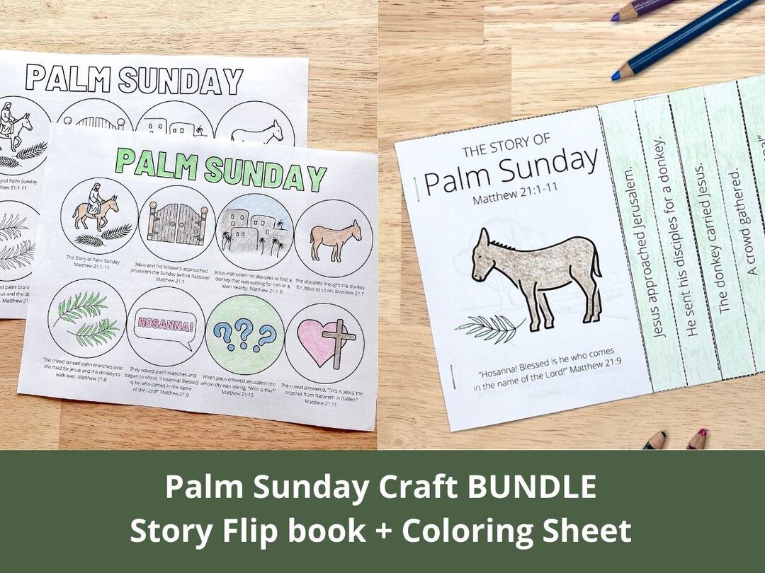 Holy Week for Kids, Palm Sunday for Kids, Palm Sunday Coloring Pages ...