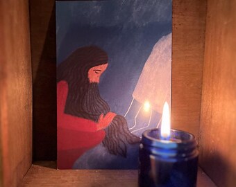 Maria che lava i piedi a Gesù Arte, Stampa della Settimana Santa, Biglietti della Settimana Santa, Arte della Settimana Santa, Settimana Santa per bambini, Biglietti con storie di Pasqua, Settimana di Pasqua