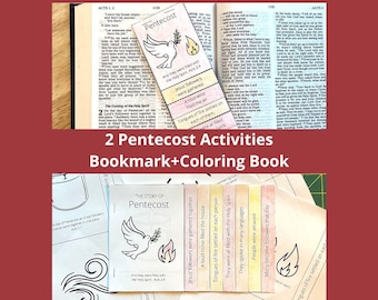 Pentecost Kids, Holy Spirit Craft, Sunday School Lesson, Pentecost Craft for Kids, Pentecost Activity for Kids, Day of Pentecost Activities