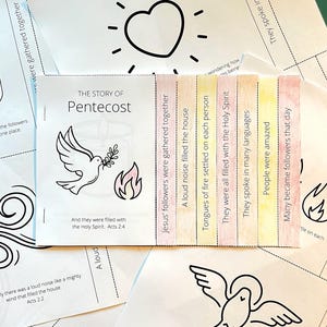 Holy Spirit Craft, Pentecost Activity, Pentecost Craft Download, Day of Pentecost Activities, Pentecost Kids, Sunday School Lesson, For Kids