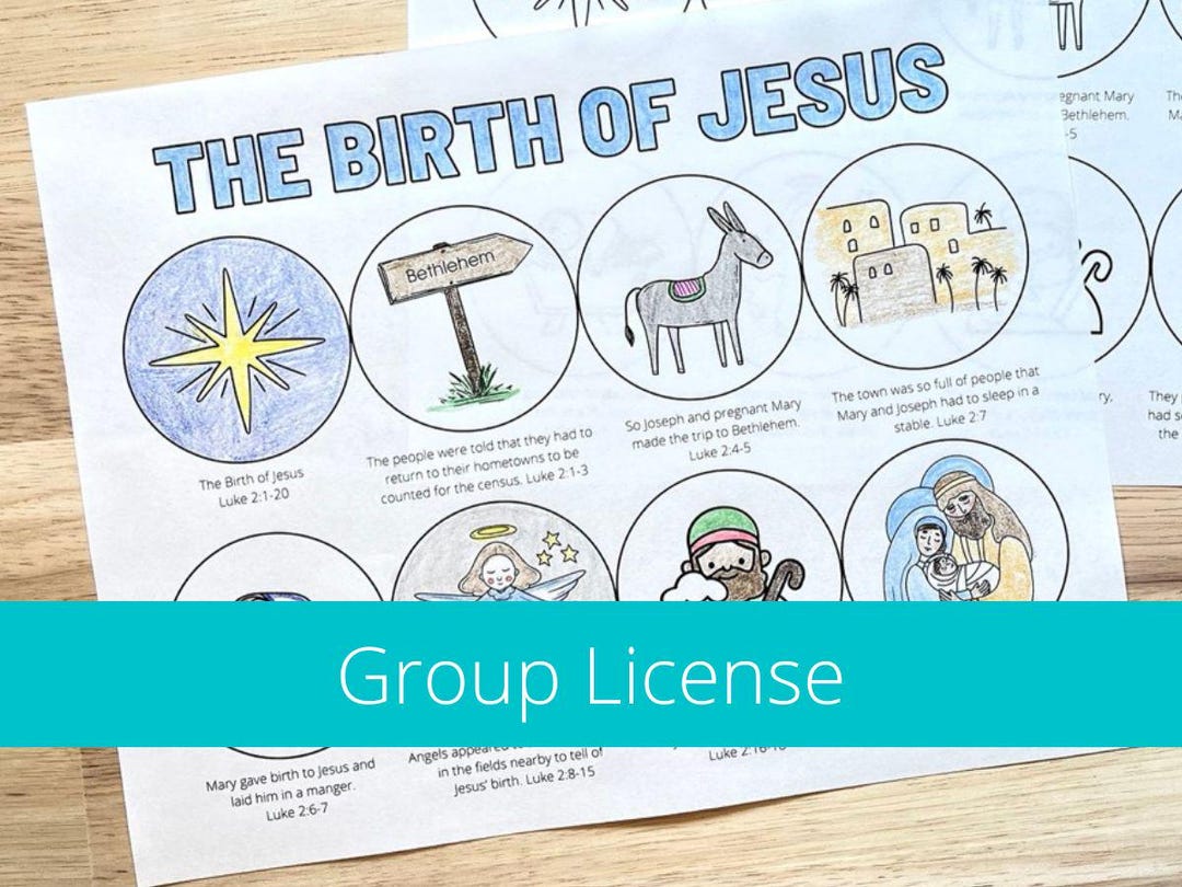 Jesus Birth Crafts, Nativity Coloring Pages, Christmas Story Printable ...