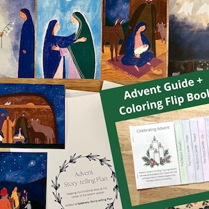 Advent Homeschool, Advent Reading Plan, Advent Artwork, Advent Story Cards, Advent Guide, Advent for Children, Advent Family Devotional