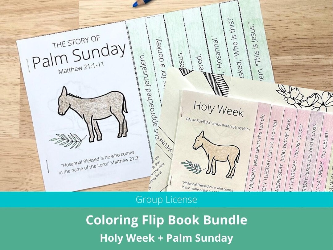 Palm Sunday Craft for Kids, Holy Week for Kids Craft, Holy Week ...
