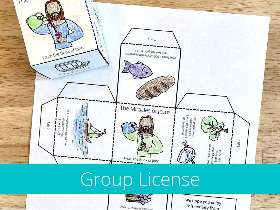 Jesus Miracles of Jesus for Kids, Bible Stories Printable the Book of ...