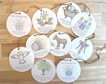 Liturgical Year Activities, Liturgical Calendar 2026, Catholic Liturgical, Children Church Calendar, Kids Liturgical Calendar For Kids