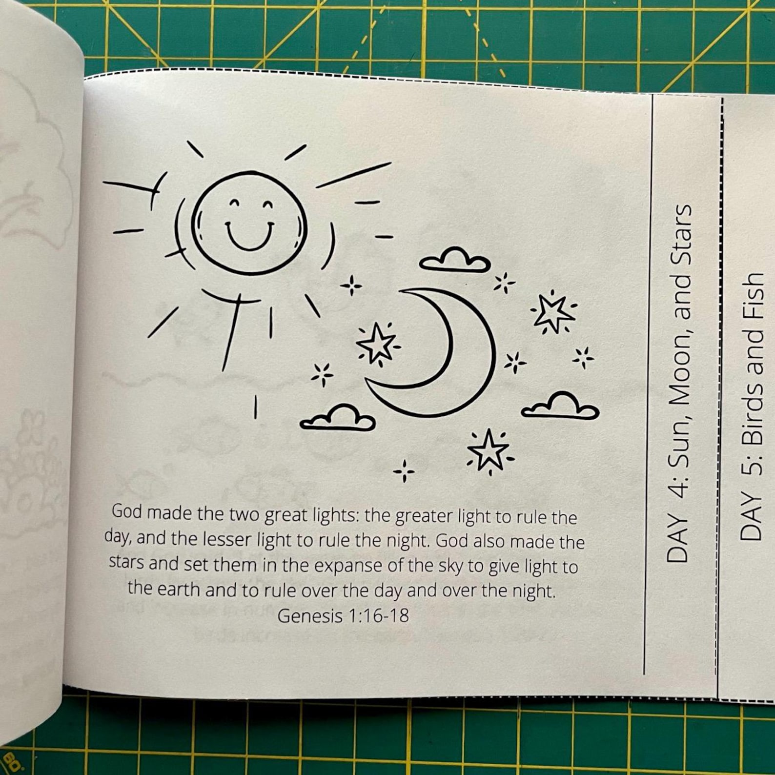 In the Beginning Kids Sunday School, 7 Days of Creation Printable ...