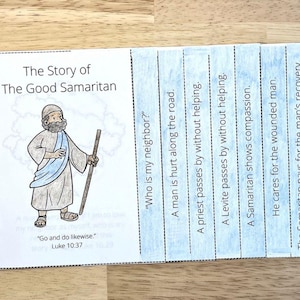 Good Samaritan Craft for Kids, Parables of Jesus, Sunday School Craft, Kids Bible Lessons for Kids School Craft, The Good Samaritan Activity