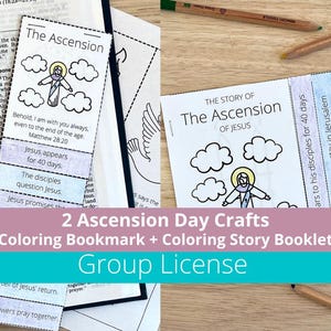 Jesus Ascended Into Heaven, Ascension of Christ, Sunday School Lesson, Christ Ascending, Jesus Ascension Craft, Jesus Ascending Activity