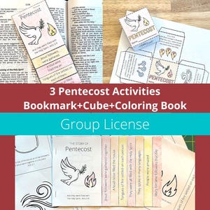 Pentecost Kids, For Kids, Pentecost Craft Download, Sunday School Lesson, Day of Pentecost Activities, Holy Spirit Craft, Pentecost Activity