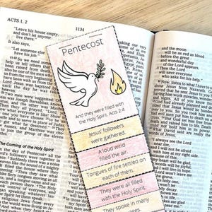 Pentecost Activity, Holy Spirit Craft, Sunday School Lesson, For Kids, Day of Pentecost Activities, Pentecost Craft Download, Pentecost Kids