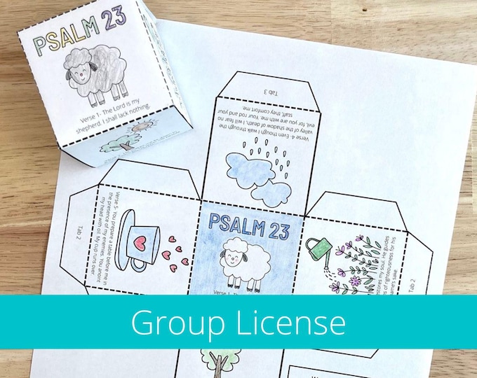 Psalm 23 Coloring Wheel Printable | the Lord is My Shepherd Bible Story ...