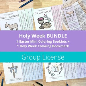 Holy Week for Kids, Holy Week Homeschool, Easter Sunday School Craft, Last Supper, Good Friday, Palm Sunday Activity, Easter Jesus Printable