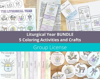 Liturgical Year Activities, Holy Week, For Kids, Pentecost Craft, Lent, Liturgical Calendar 2026, Printable Advent, Catholic Liturgical