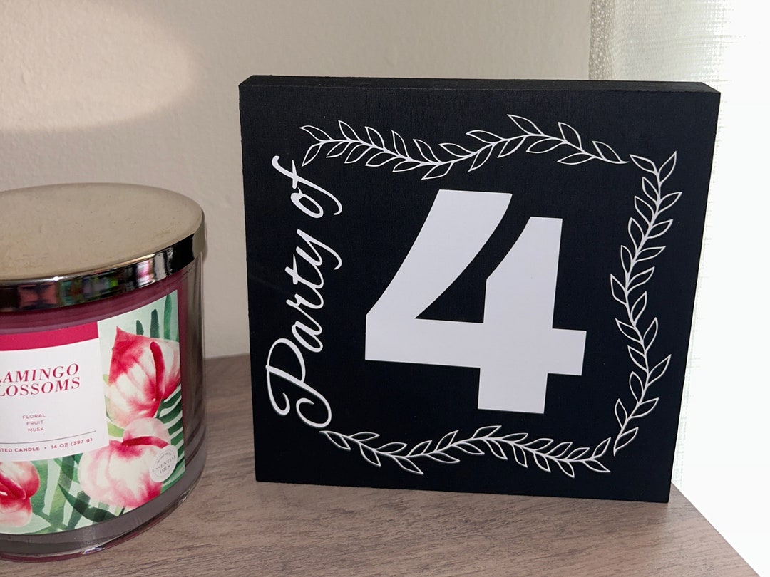 6x6 Wood Canvas Sign - Etsy