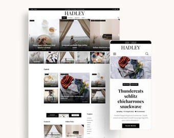 Magazine Website, Wordpress Blog Theme, Divi Blog Theme, News Website, Feminine Wordpress Theme, Luxury WordPress Theme, Magazine Template