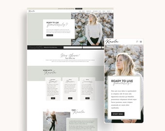 Coaching Website, Wordpress Coaching Theme, Kadence Coaching Theme, Life Coach Website, Feminine Wordpress Theme, Wordpress Blog Theme