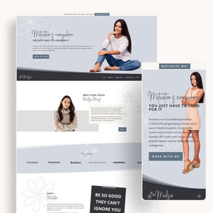 Coaching Website, Wordpress Coaching Theme, Divi Coaching Theme, Life Coach Website, Feminine Wordpress Theme, Wordpress Blog Theme