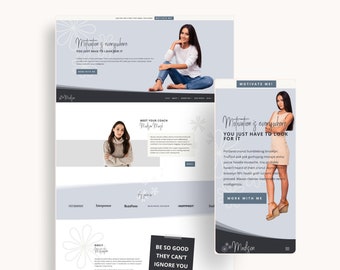 Coaching Website, Wordpress Coaching Theme, Divi Coaching Theme, Life Coach Website, Feminine Wordpress Theme, Wordpress Blog Theme